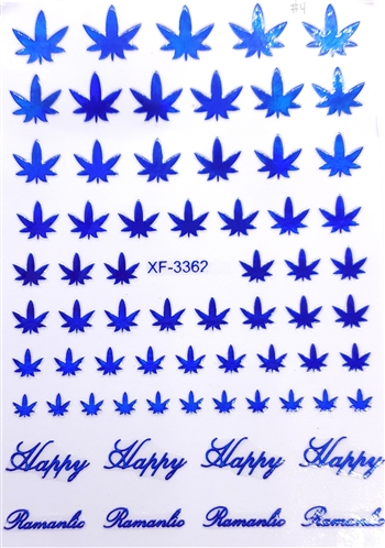 CANNABIS Nail Stickers # 206