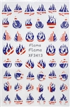 USA Nail Stickers # 303