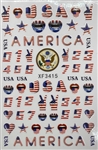 USA Nail Stickers # 302