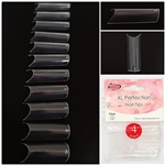 XL Perfection Nail Tips ( clear ) 55pcs Bag #4