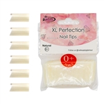 XL Perfection Nail Tips ( natural ) 55pcs Bag #0