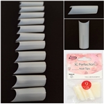 XL Perfection Nail Tips ( natural ) 55pcs Bag #9