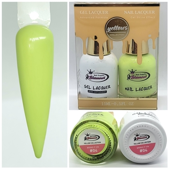 YELLOWS Gel Polish / Nail Lacquer DUO BRING IT ON #04