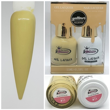 YELLOWS Gel Polish / Nail Lacquer DUO CORNY #11