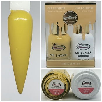 YELLOWS Gel Polish / Nail Lacquer DUO PINEAPPLE #14