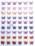 HOLO BUTTERFLY Nail Stickers