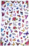 BUTTERFLY Nail Stickers # 126