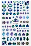 Diamonds Nail Stickers # 428