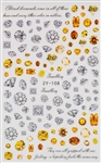 Diamonds Nail Stickers # 419