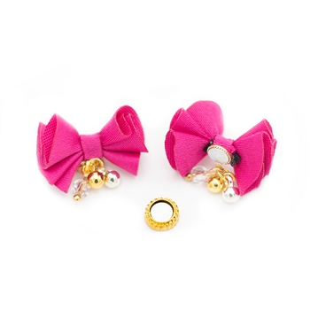 Magnetic Bow Metal Nail Charms 2pcs #162