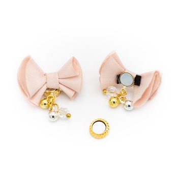 Magnetic Bow Metal Nail Charms 2pcs #172