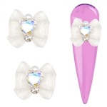 Bow Nail Charms 2pcs # 395