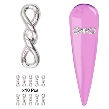 Metal Nail Charms 10pcs # 420