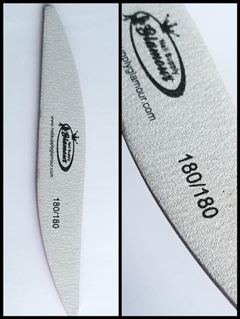 Glamour "S" Shape Nail File 180/180