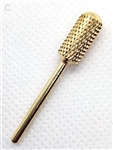 SAFETY Round Top GOLD DRILL BIT ( COARSE )