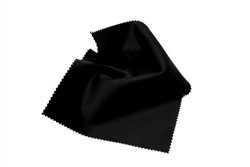 Black Microfiber Lens Cloth