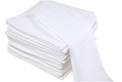 Quality Microfiber Waffle Weave Towels Bright White