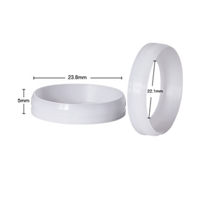 Beauty Ring - White Delrin - R1