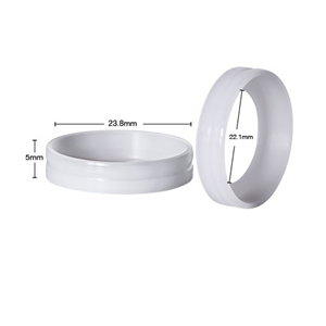 Beauty Ring - White Delrin - R2