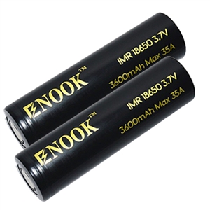 Enook 3600mah 35A Black 18650 Rechargeable Battery