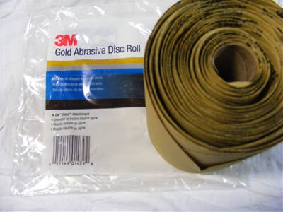 3M Gold Stikit Disc 6" P80 125/Roll