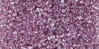 Miyuki 10/0 Triangle Beads 10 Grams 10TR1114 ICL* Clear/Dark Mauve