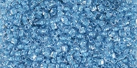 Miyuki 10/0 Triangle Beads 10 Grams 10TR1116 ICL Clear/Medium Blue