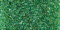Miyuki 10/0 Triangle Beads 10 Grams 10TR1165 ICL Gold/Green