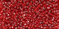 Miyuki 10/0 Triangle Beads 10 Grams 10TR1809 TSL Dark Red