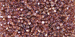 Miyuki 10/0 Triangle Beads 10 Grams 10TR1838 ICL* Lt. Rose/Copper