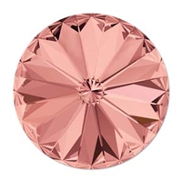 Swarovski 12mm Rovoli - 112212BRO Blush Rose Foil Back - 1 Rivoli