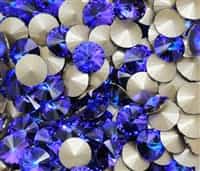 Swarovski 12mm Rovoli - 112212HELI-F Heliotrope Foil Back - 1 Rivoli