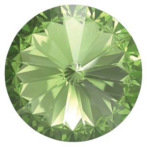 Preciosa Maxima 14mm Rivoli - 112214-5052 Crystal Peridot  - 1 Rivoli