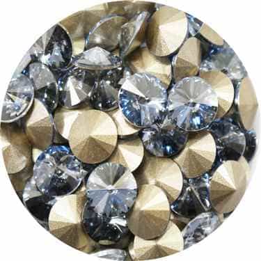112239BLSH - Swarovski Crystal 8mm Chaton Crystals - Blue Shade - 1 Chaton