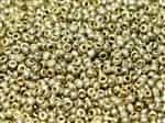 11/0 11CZ00030-26480 Crystal Etched Full Amber Seed Beads 10 Grams