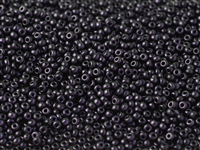 11/0 11CZ94101 Polychrome Black Raspberry Czech Coating on Miyuki Rocailles 10 Grams