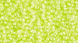 11/0 11RR1119 ICL Luminous Chartreuse  Miyuki Rocailles 10 Grams