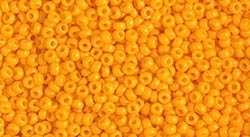 11RR4453 - Miyuki 11/0 Duracoat Opaque Dyed Rocailles - Yellow Marigold - 10 Grams