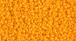 11RR4453 - Miyuki 11/0 Duracoat Opaque Dyed Rocailles - Yellow Marigold - 10 Grams