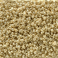 11/0 11RR5101 - Duracoat Galvanized Pale Gold Miyuki 11/0 Rocailles - 10 Grams