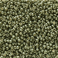 11/0 11RR5112 - Duracoat Galvanized Dark Steel Green Miyuki 11/0 Rocailles - 10 Grams