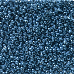 11/0 11RR5116 - Duracoat Galvanized Deep Aqua Blue Miyuki 11/0 Rocailles - 10 Grams