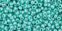 11/0 Toho 11TO132 Round Opaque Lustered Turquoise - 10 Grams