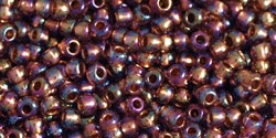 11/0 Toho 11TO1809 Round Copper Lined Rainbow Light Amethyst - 10 Grams