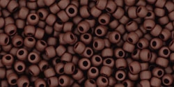 [ 8-1-F-1 ] 11/0 Toho 11TO46F Round Opaque-Frosted Oxblood - 10 Grams