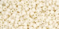 11/0 Toho 11TO51F Opaque Frosted Light Beige - 10 Grams