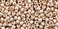 11/0 Toho 11TOPF552 Round Permanent Finish - Galvanized Sweet Blush - 10 Grams