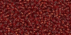 10g Miyuki Rocaille Seed Beads 15RR0011 TSL Christmas Red