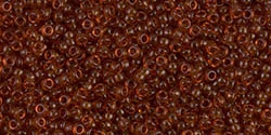 10g Miyuki Rocaille Seed Beads 15RR0134 T Dark Golden Brown