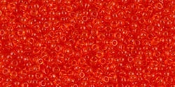 10g Miyuki Rocaille Seed Beads 15RR0139 T Orange